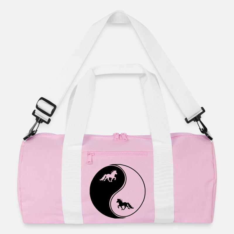 Islandpferde Yin Yang Freizeitreiten Pferd Recycelte Duffel Bag