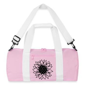 Tournesol - Sac de sport recyclé - rose/blanc - Devant