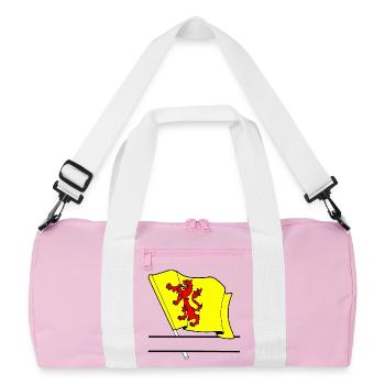 Drapeau de la Hollande-Méridionale - Sac de sport recyclé - rose/blanc - Devant