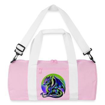 Dragon - Recycled Duffel Bag - pink/white - Front