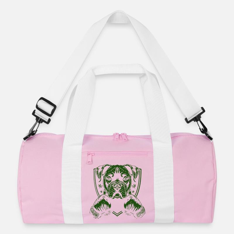 boxer-hund- Recycelte Duffel Bag