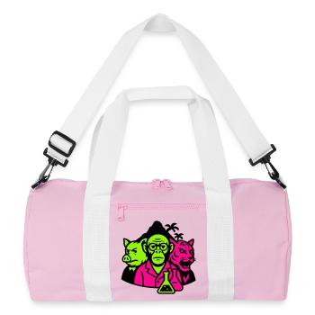 Strange Island - Recycled Duffel Bag - pink/white - Front