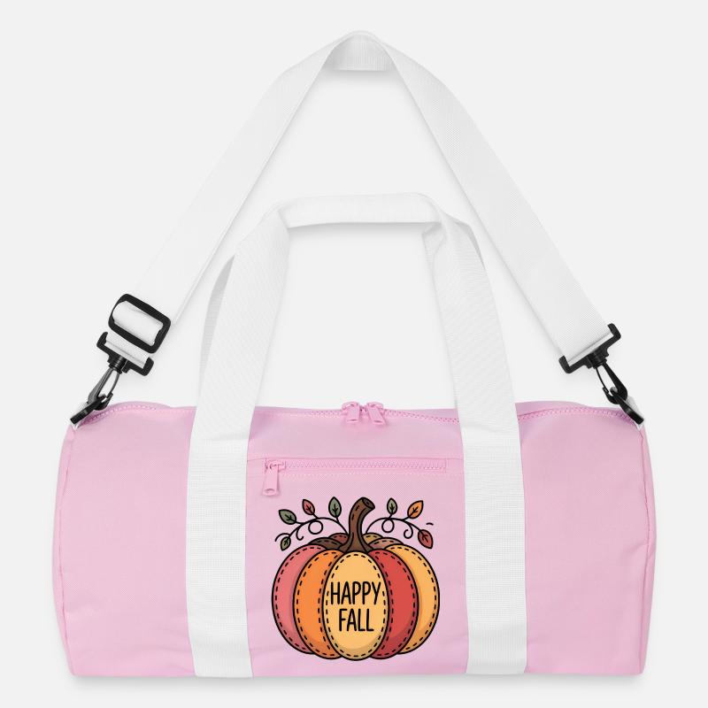 Froher Herbst Kürbisbeet Recycelte Duffel Bag