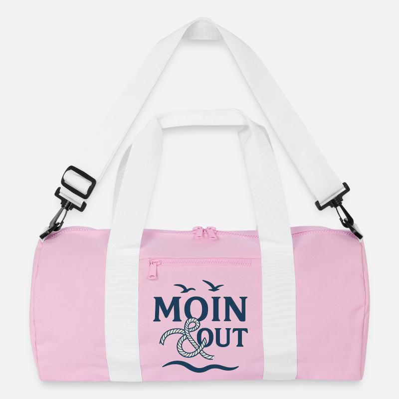 Moin & Out Nautical Logo Recycled Duffel Bag