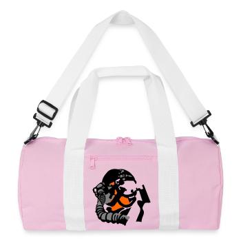 Jet Pilot - Recycled Duffel Bag - pink/white - Front