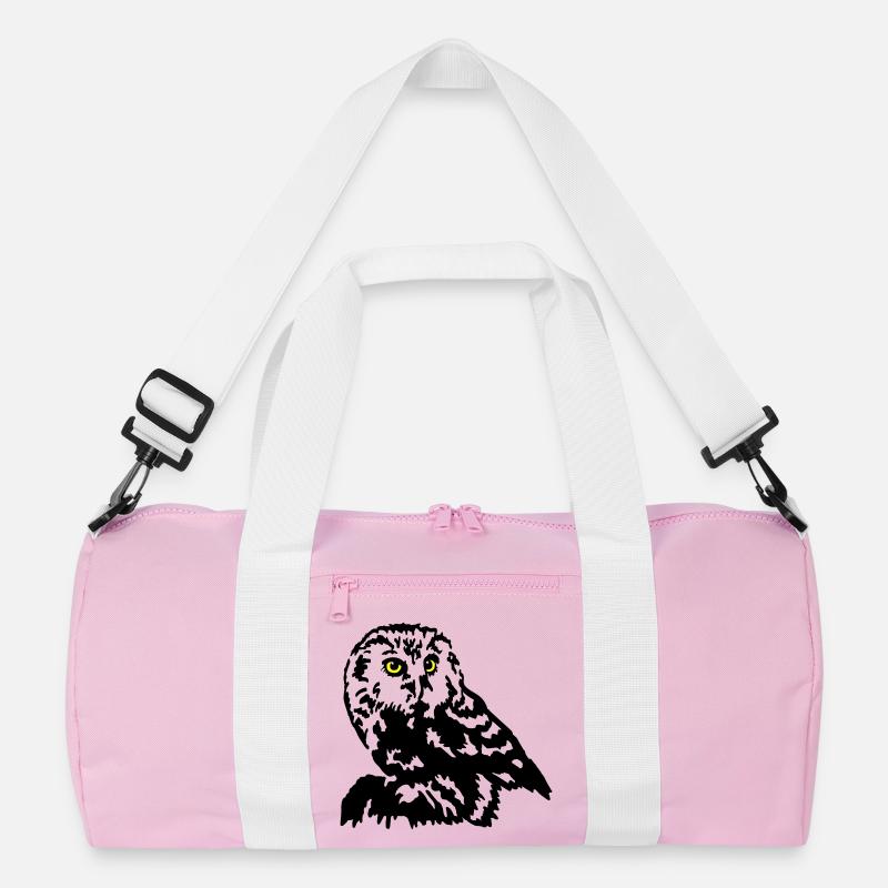 Steinkauz Eule Recycelte Duffel Bag