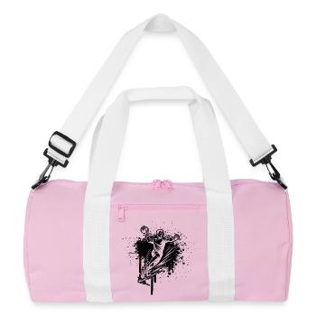 Handball Love to Wear pour les hommes - Sac de sport recyclé - rose/blanc - Devant