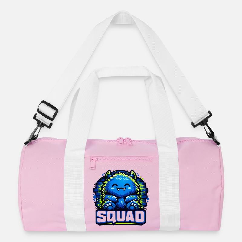 Blue Monster Squad Logo Recycled Duffel Bag