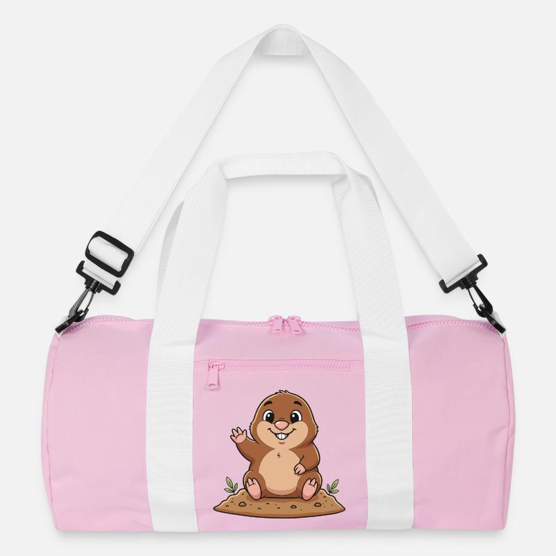 Taupe Joyeuse Sac de sport recyclé