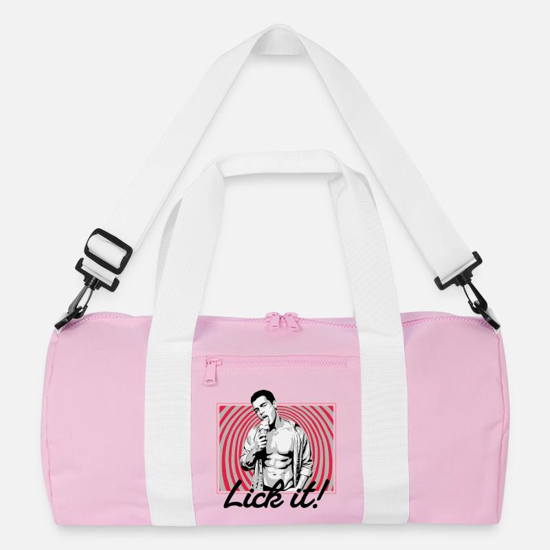 Retro Pop Art: Eiscreme Pose Recycelte Duffel Bag