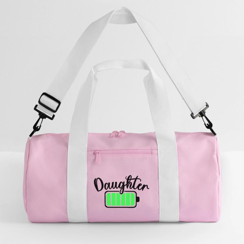 Neon Bar Equalizer Pattern Recycled Duffel Bag