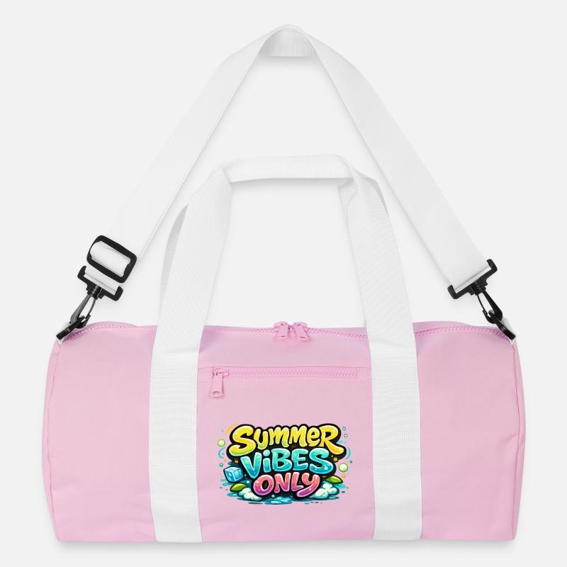 Summer Vibes Only – Colorful Beach Graphics Recycled Duffel Bag