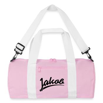 jakob | Jakob - Sac de sport recyclé - rose/blanc - Devant