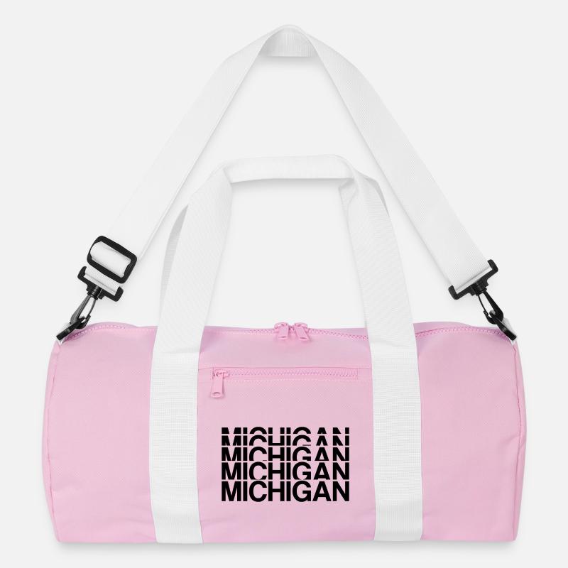 Michigan Line Sequence Recycled Duffel Bag