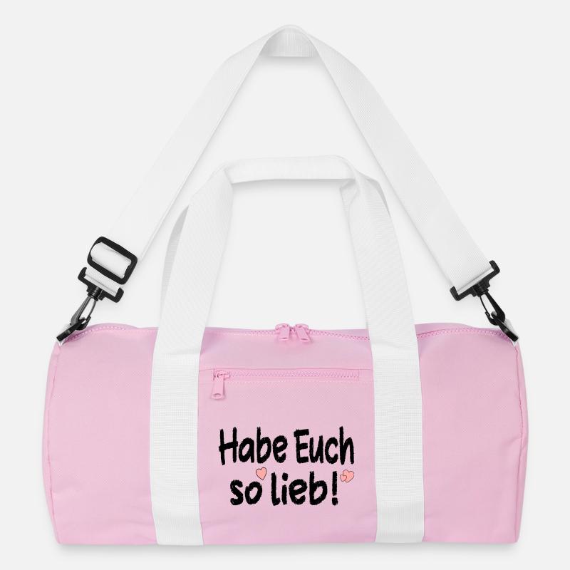 Habe Euch so lieb - Beziehung Sprüche Recycelte Duffel Bag