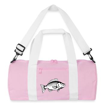 T-shirt Poisson Cadeau Angler - Sac de sport recyclé - rose/blanc - Devant