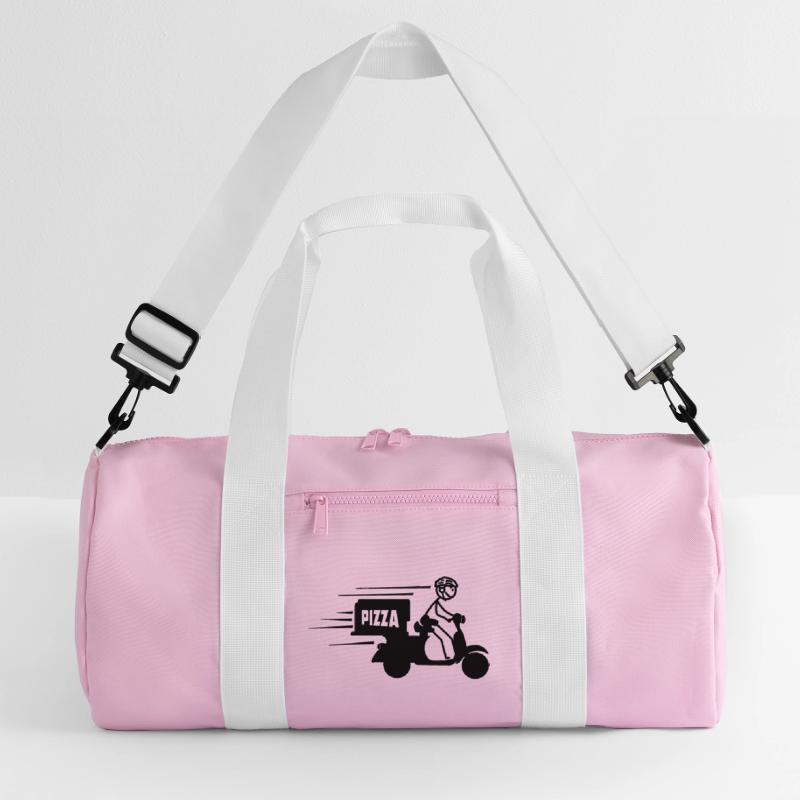 Rollerpaket oder Pizzatext PIZZA Recycelte Duffel Bag