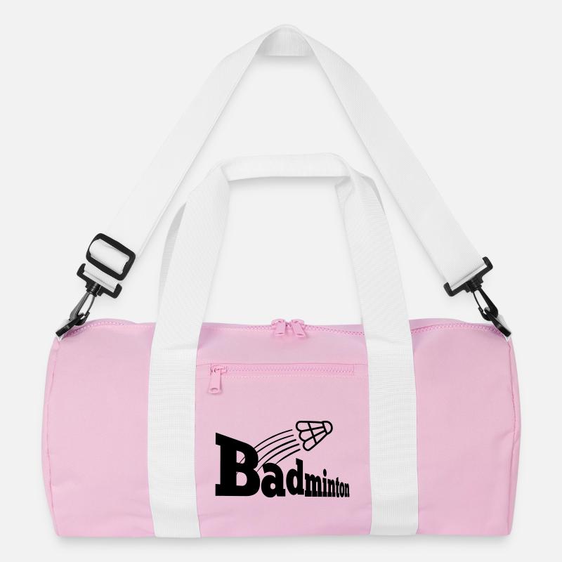 Bagminton-Perspektive mit Shuttle Recycelte Duffel Bag
