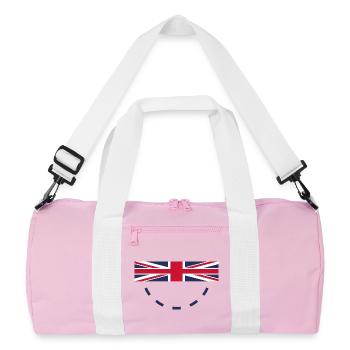 Union Jack Minimalist Watch - Recycled Duffel Bag - pink/white - Front