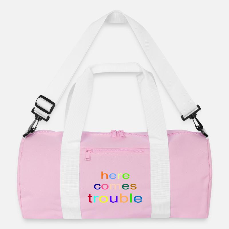 here_comes_trouble Recycelte Duffel Bag