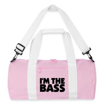 I'm the Bass 2 (FR) - Sac de sport recyclé - rose/blanc - Devant
