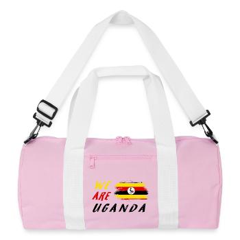 We are Uganda - Recycled Duffel Bag - pink/white - Front