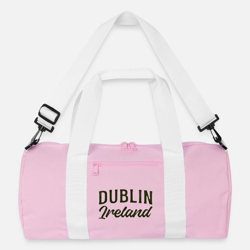 Dublin Irland Script Typografie Recycelte Duffel Bag