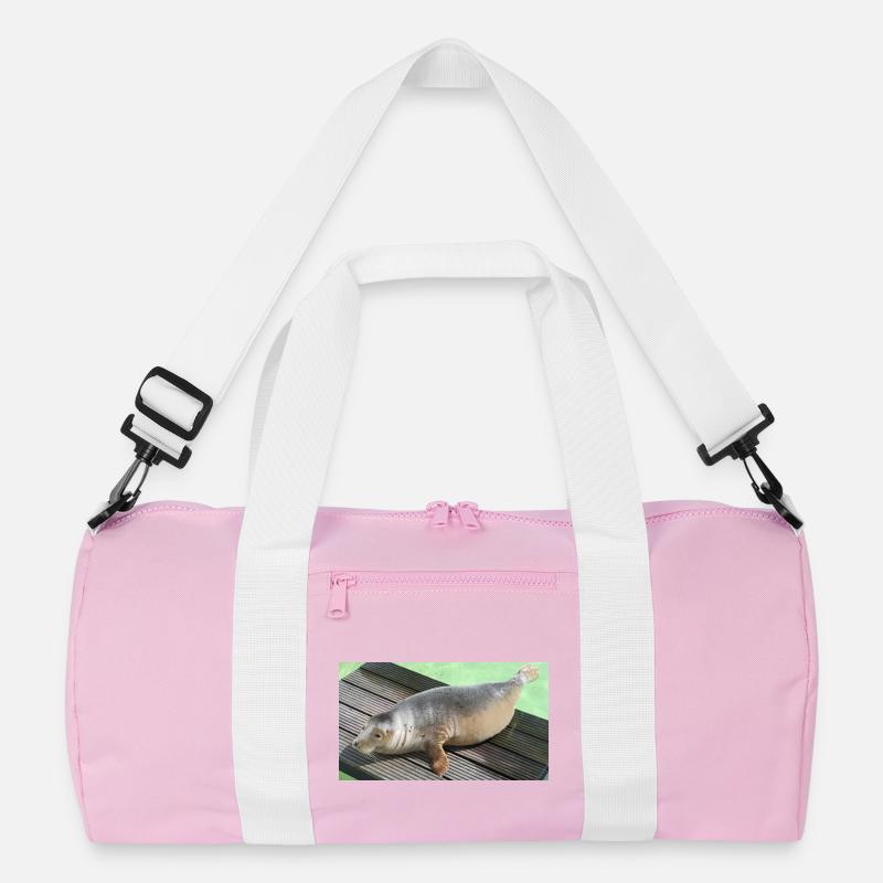 Seal pup on Texel Recycled Duffel Bag