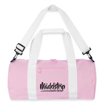 Voyage des filles 2026 Voyage des filles Tournée des filles Voyage des filles - Sac de sport recyclé - rose/blanc - Devant