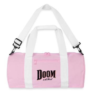 Le destin au monde - Sac de sport recyclé - rose/blanc - Devant