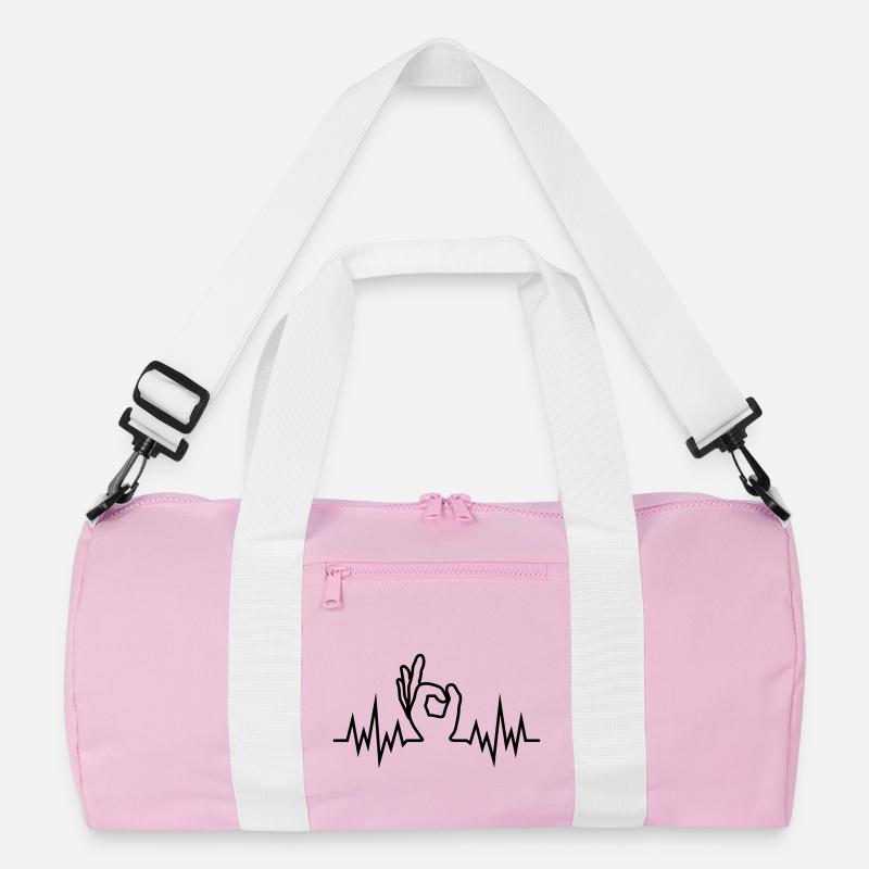 Wave-Finger-Hole Recycelte Duffel Bag