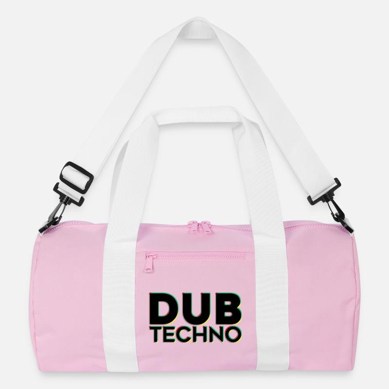 Dub Techno Neon Gliederung Recycelte Duffel Bag