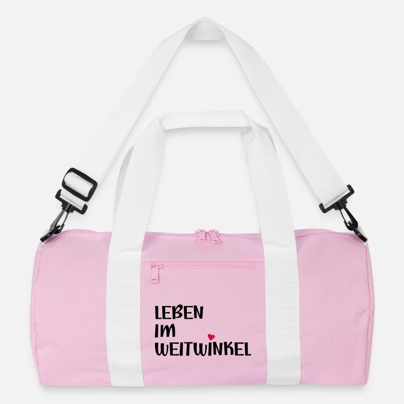 LEBEN IM WEITWINKEL - SOLIDARITAET Recycelte Duffel Bag