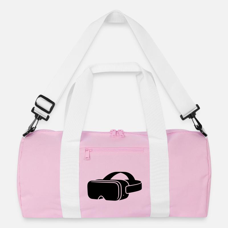 VR Glasses Headset Icon Recycled Duffel Bag