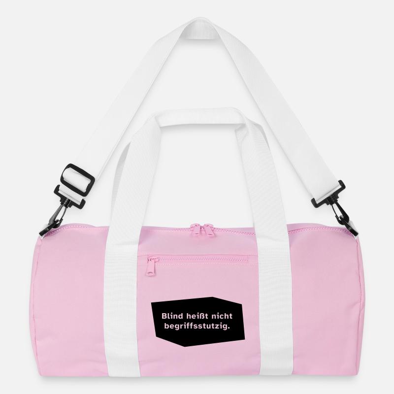 Blind heißt nicht begriffsstutzig. Recycelte Duffel Bag