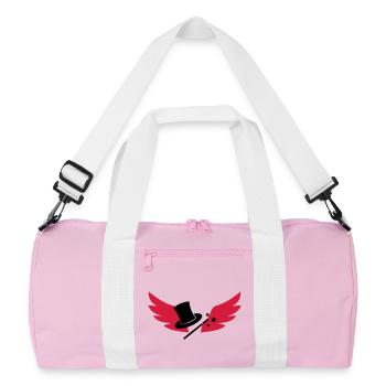 Magic / Magie - Recycled Duffel Bag - pink/white - Front