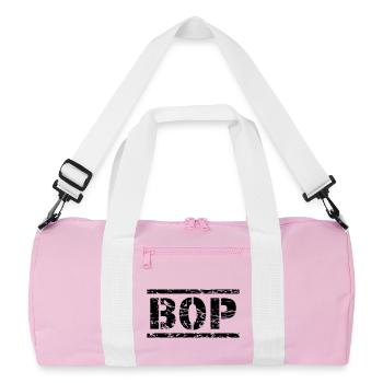 Bop - Recycelte Duffel Bag - Rosa/Weiß - Vorne