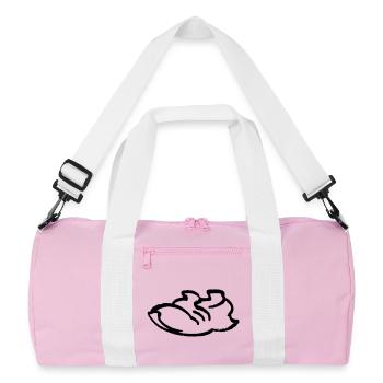 Running Shoe Contour - Recycled Duffel Bag - pink/white - Front