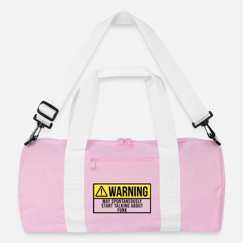 Funk - Recycelte Duffel Bag - Rosa/Weiß