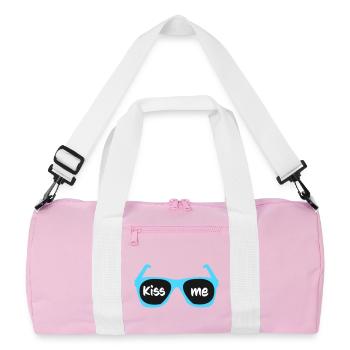 kiss_me - Sac de sport recyclé - rose/blanc - Devant