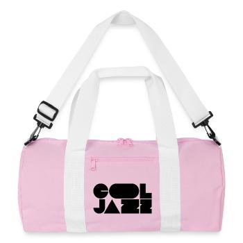 Logo jazz audacieux et cool - Sac de sport recyclé - rose/blanc - Devant