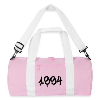 Graffiti: 1994 - Recycled Duffel Bag - pink/white - Front
