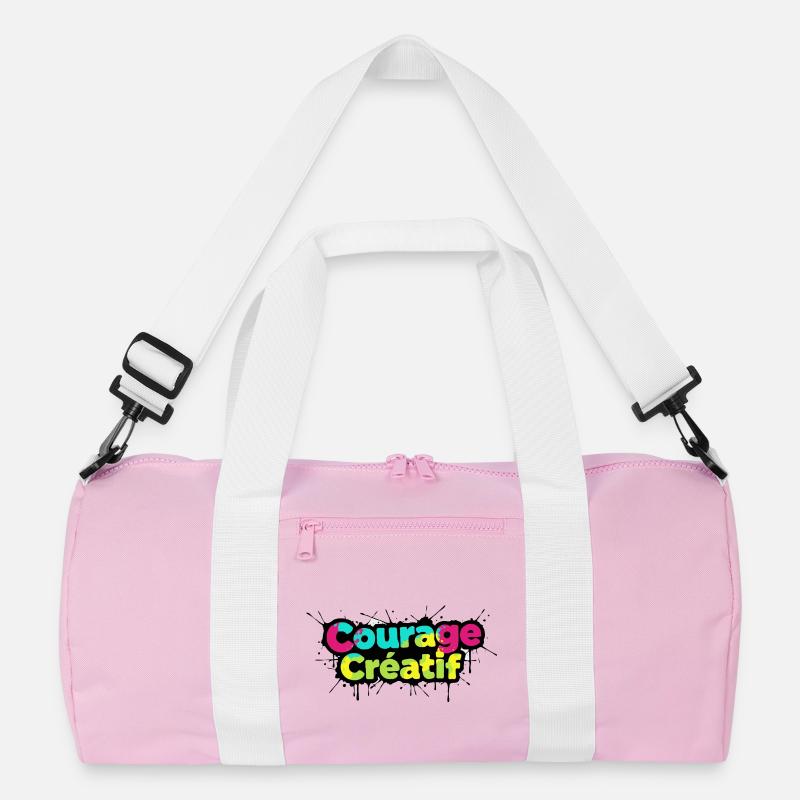 Courage Créatif Bunte Typografie Recycelte Duffel Bag