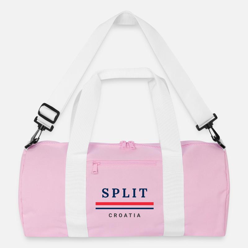Stadt Split, Kroatien Recycelte Duffel Bag
