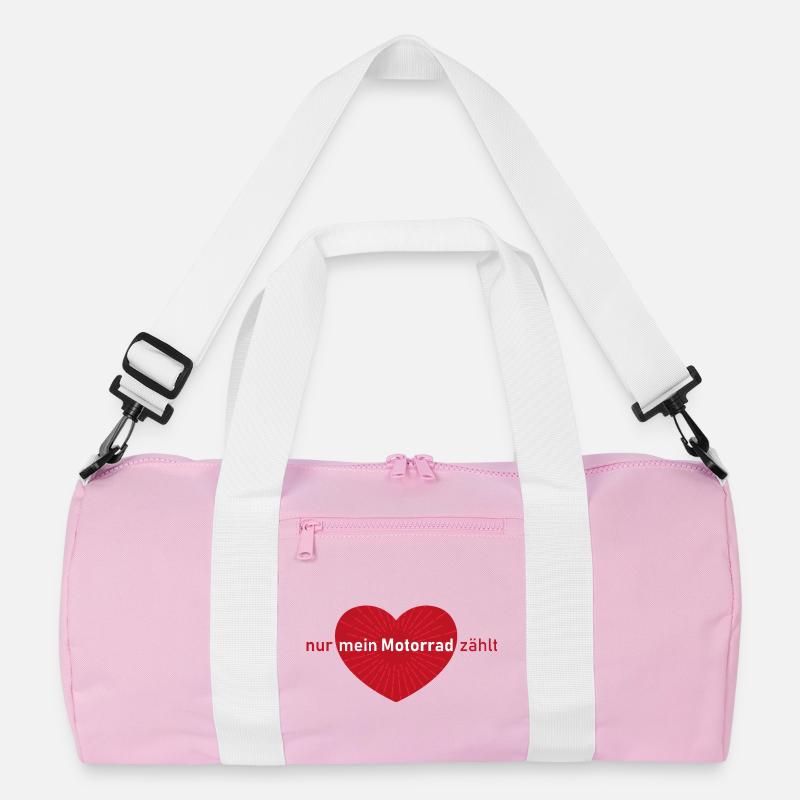 Nur mein Motorrad zählt Herz Recycelte Duffel Bag