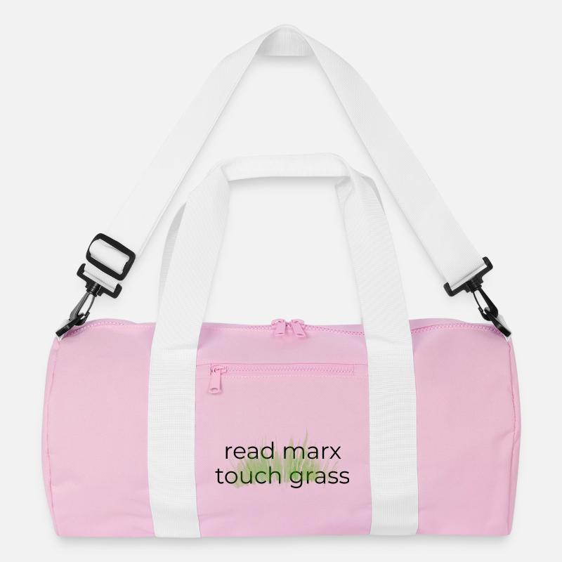 Read Marx, Touch Grass  Recycelte Duffel Bag