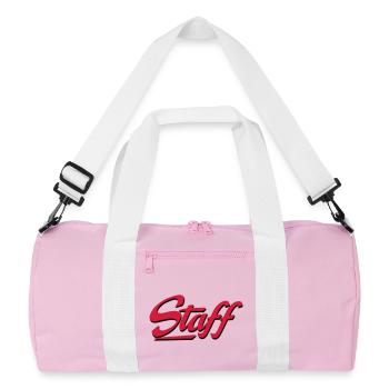 2541614 15210757 staff - Recycelte Duffel Bag - Rosa/Weiß - Vorne