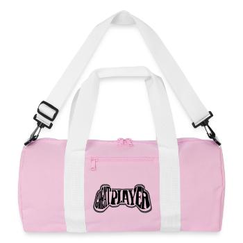 Großartiger Spieler - Recycelte Duffel Bag - Rosa/Weiß - Vorne