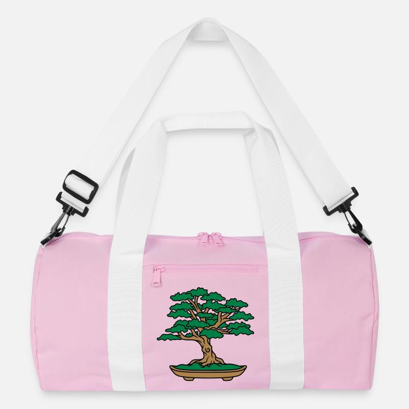 mini bonsai baeumchen blaetter aeste kleiner baum Recycelte Duffel Bag