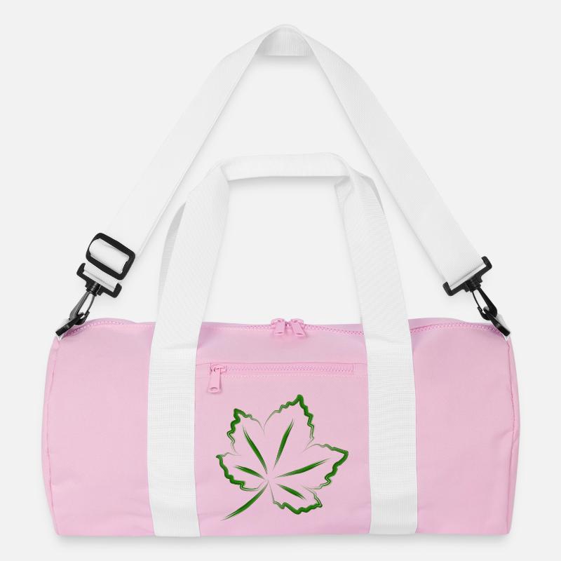 Dekoratives Blatt Recycelte Duffel Bag